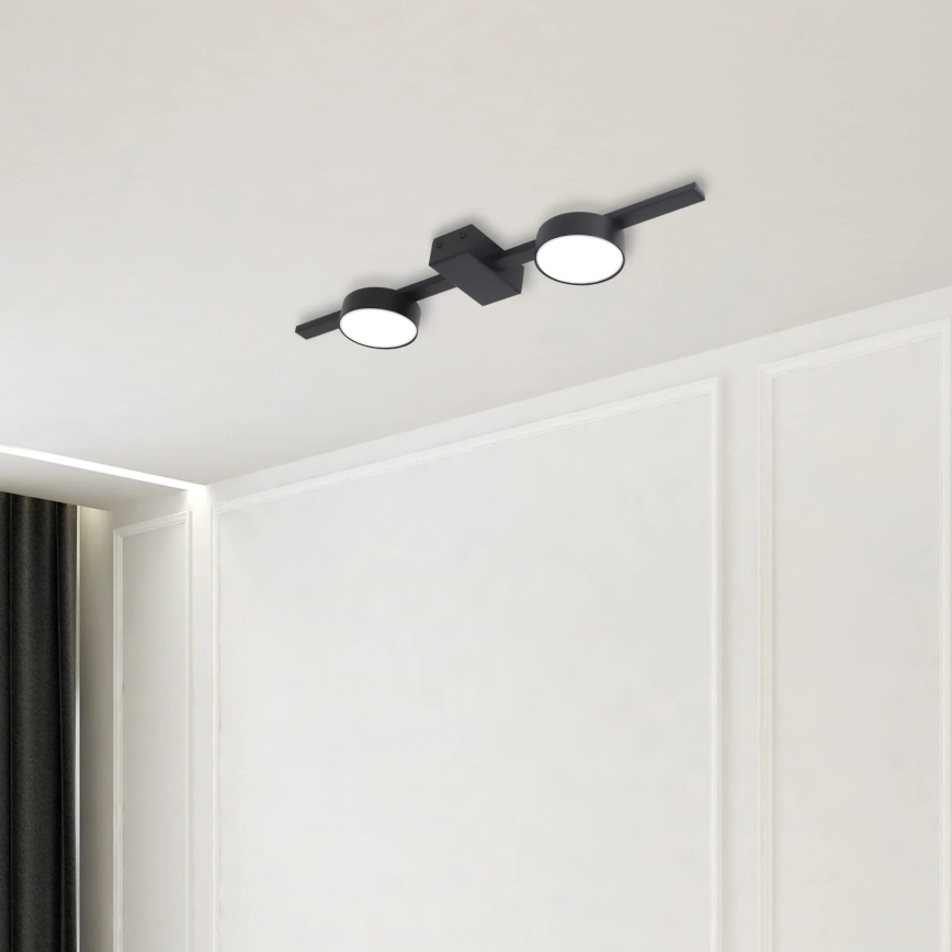 LED Plafon JOY 2xGX53/6W/230V czarny