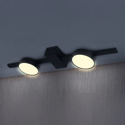 LED Plafon JOY 2xGX53/6W/230V czarny