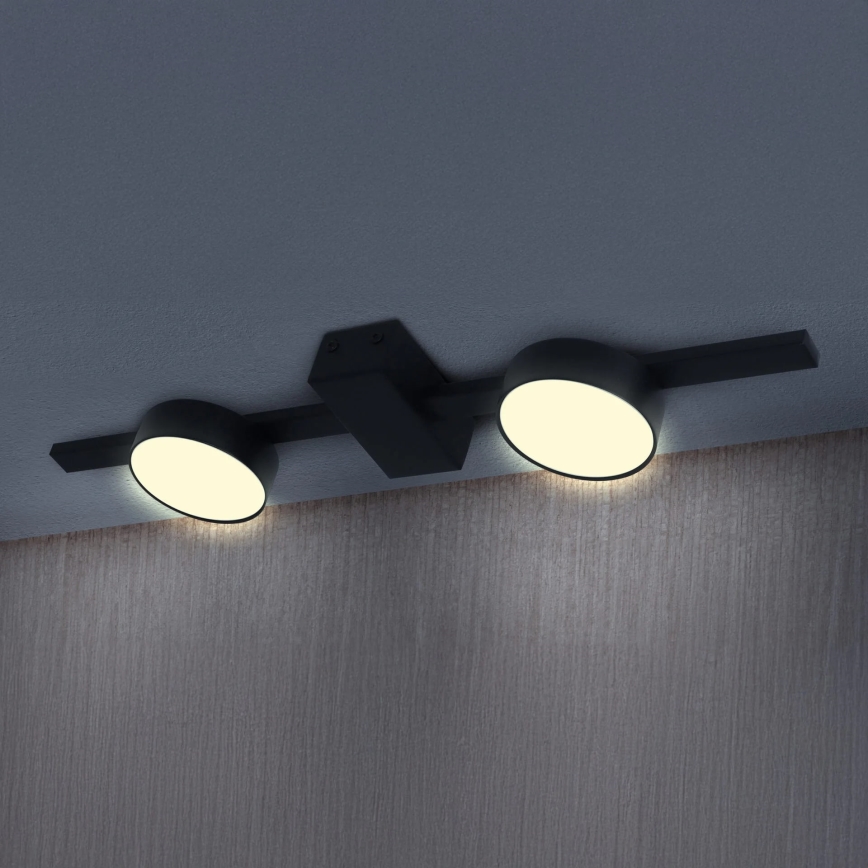 LED Plafon JOY 2xGX53/6W/230V czarny