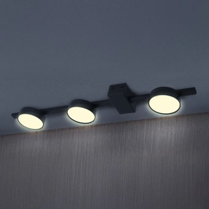LED Plafon JOY 3xGX53/6W/230V czarny