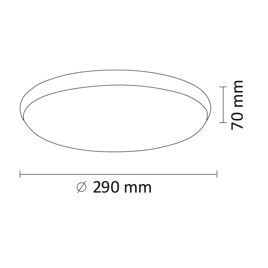 LED Plafon KERN LED/15W/230V d. 29 cm