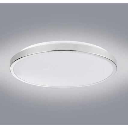 LED Plafon KERN LED/24W/230V śr. 40 cm chrom błyszczący