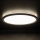 LED Plafon łazienkowy AZPO LED/11,8W/230V śr. 22,5 cm IP54 czarny