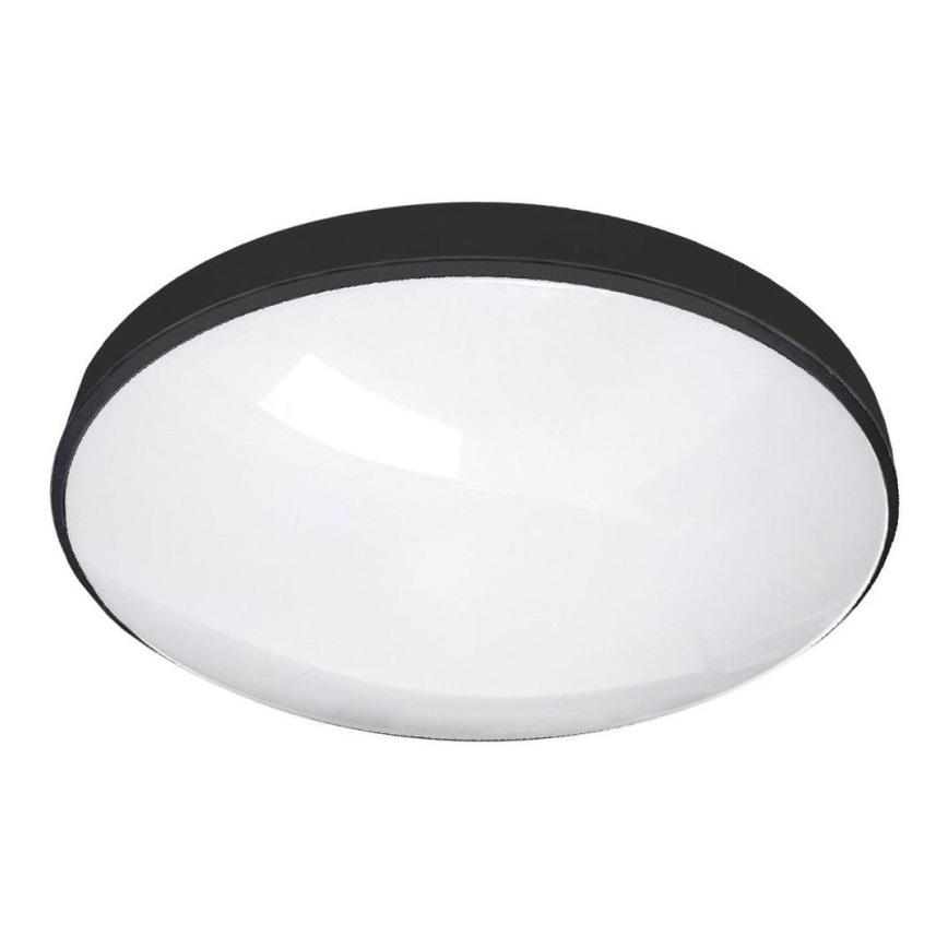 LED Plafon łazienkowy CIRCLE LED/12W/230V 4000K śr. 25 cm IP44 czarny