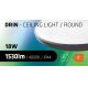 LED Plafon łazienkowy CIRCLE LED/18W/230V 4000K śr. 30 cm IP44 czarny
