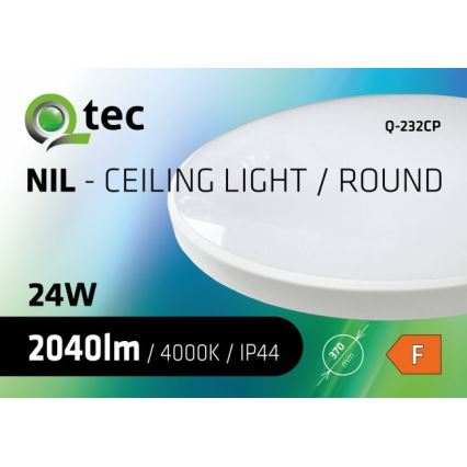 LED Plafon łazienkowy CIRCLE LED/24W/230V 4000K śr. 37 cm IP44 biały