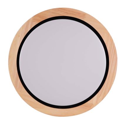 LED Plafon łazienkowy DAREK LED/24W/230V śr. 39 cm IP44 dąb
