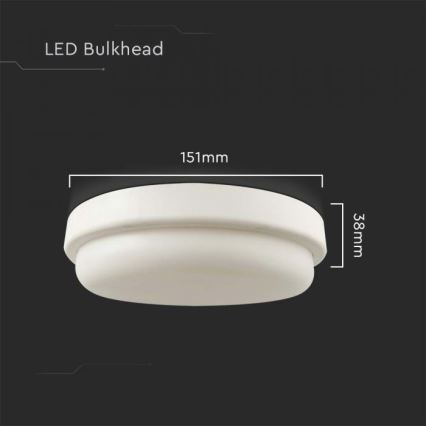 LED Plafon łazienkowy LED/12W/230V 3000K IP54