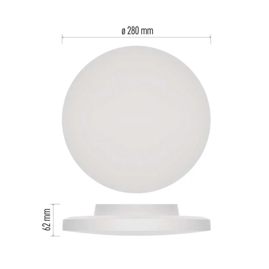 LED Plafon łazienkowy LED/15W/230V 3000/4000/5700K IP55 biały