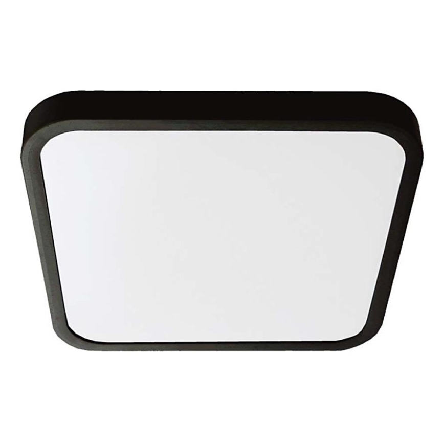 LED Plafon łazienkowy LED/18W/230V 3000K IP44 25x25 cm czarny