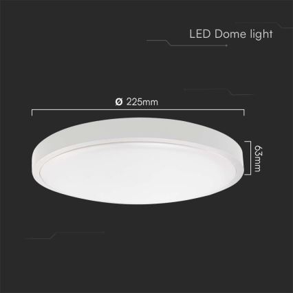 LED Plafon łazienkowy LED/18W/230V 3000K IP44 biały