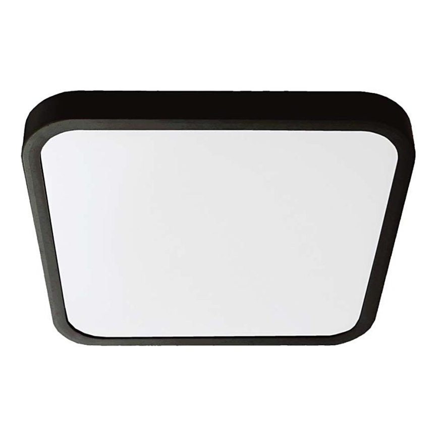 LED Plafon łazienkowy LED/18W/230V 4000K IP44 25x25 cm czarny