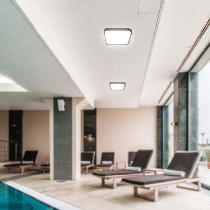 LED Plafon łazienkowy LED/18W/230V 4000K IP44 czarny