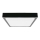 LED Plafon łazienkowy LED/18W/230V 6500K IP44 22,5x22,5 cm czarny