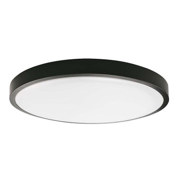 LED Plafon łazienkowy LED/24W/230V 4000K IP44 śr. 29,5 cm czarny