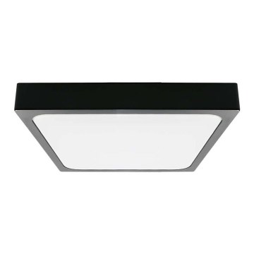 LED Plafon łazienkowy LED/24W/230V 6500K IP44 29,5x29,5 cm czarny