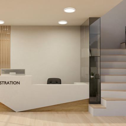 LED Plafon łazienkowy LED/24W/230V 3000/4000/6500K IP65 śr. 30 cm biały