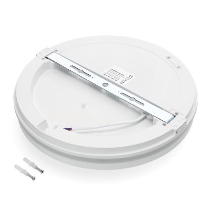 LED Plafon łazienkowy LED/24W/230V 3000/4000/6500K IP65 śr. 30 cm biały