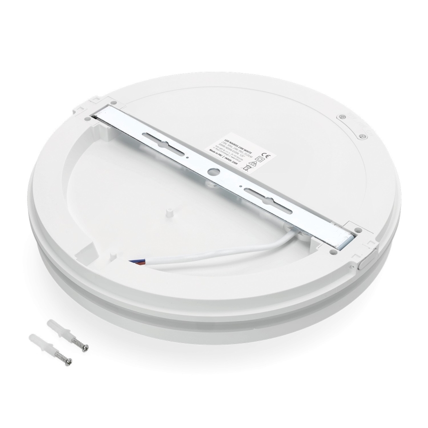 LED Plafon łazienkowy LED/24W/230V 3000/4000/6500K IP65 śr. 30 cm biały