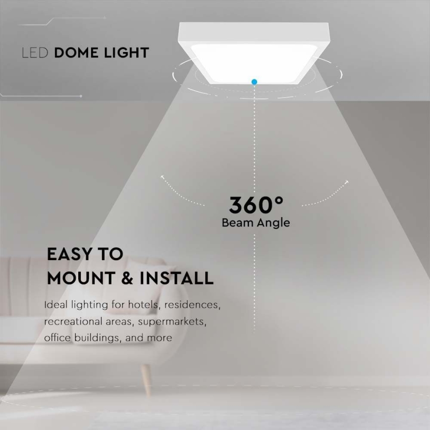 LED Plafon łazienkowy LED/30W/230V 6500K IP44 biały