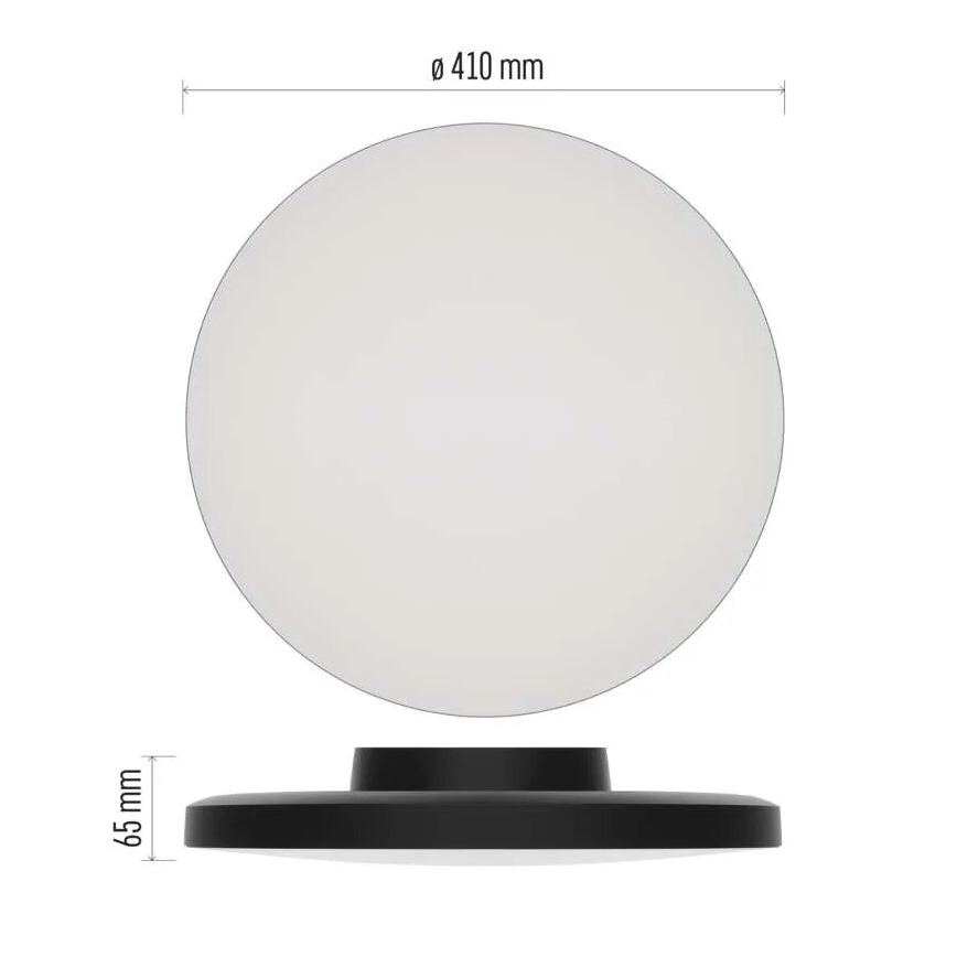 LED Plafon łazienkowy LED/32W/230V 3000/4000/5700K IP55 czarny