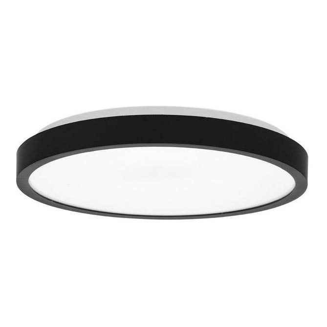 LED Plafon łazienkowy LIRA LED/12W/230V 4000K śr. 25 cm IP44 czarny