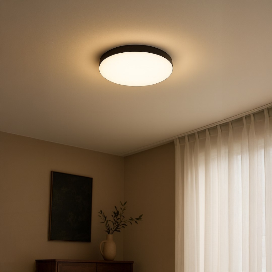 LED Plafon łazienkowy MAYA LED/15W/230V śr. 33 cm IP44 czarny