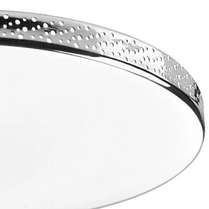 LED Plafon łazienkowy MOON LED/18W/230V chrom błyszczący IP44