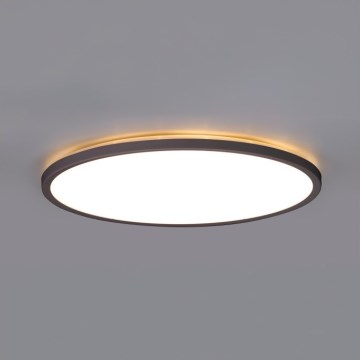 LED Plafon łazienkowy NIVERA LED/24W/230V IP54 3000/4000/6000K śr. 30 cm czarny