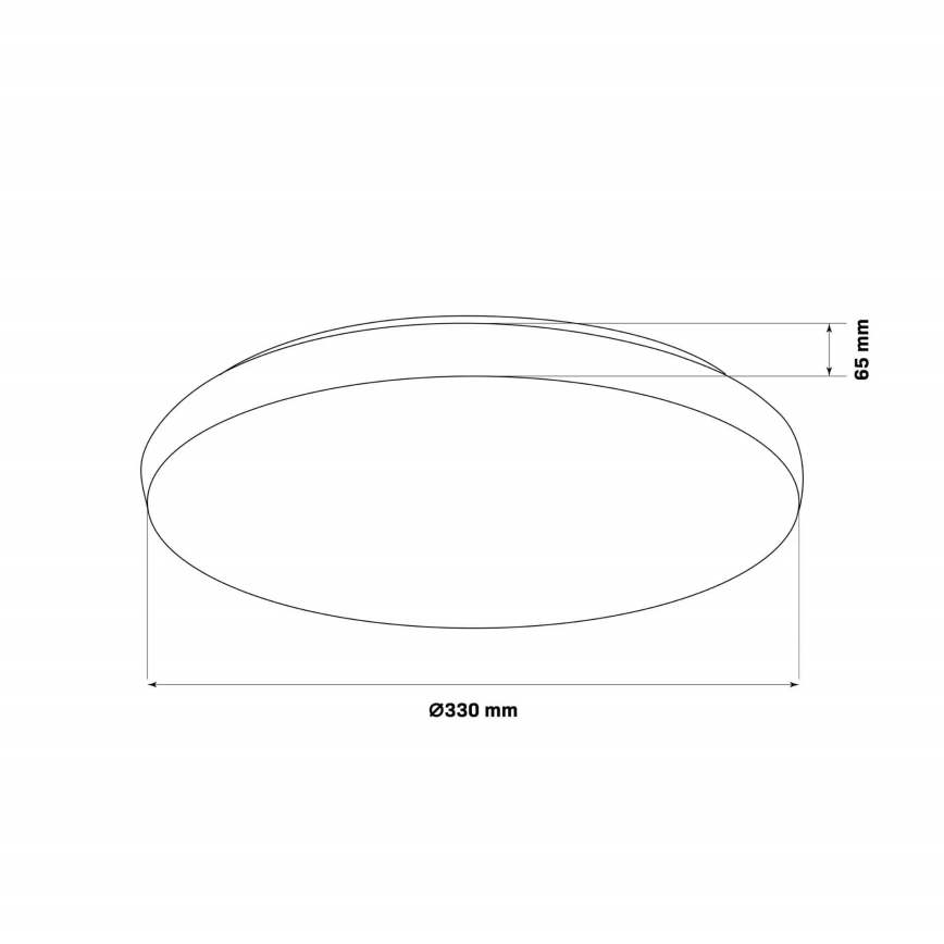 LED Plafon łazienkowy PIRIUS LED/17W/230V śr. 33 cm IP44
