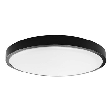 LED Plafon łazienkowy SAMSUNG CHIP LED/18W/230V IP44 3000K śr. 25 cm czarny