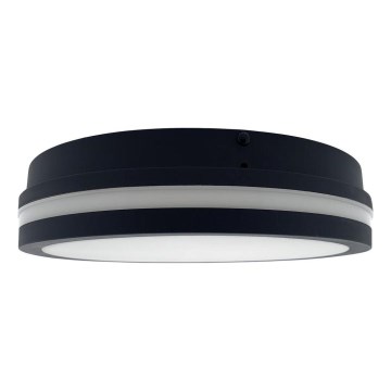 LED Plafon łazienkowy z czujnikiem ELLÉ LED/24W/230V 3000/4000/6500K śr. 26 cm IP54 antracyt