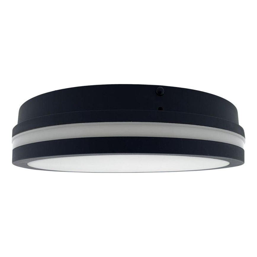 LED Plafon łazienkowy z czujnikiem ELLÉ LED/24W/230V 3000/4000/6500K śr. 26 cm IP54 antracyt
