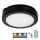 LED Plafon łazienkowy z czujnikiem NAIROS LED/12W/230V IP65 3000/4000/6500K śr. 20 cm czarny + zdalne sterowanie