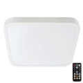 LED Plafon łazienkowy z czujnikiem SAMSUNG CHIP LED/36W/230V IP44 4000K 42x42 cm biały + pilot zdalnego sterowania