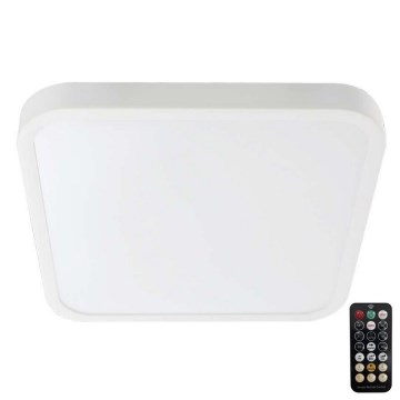 LED Plafon łazienkowy z czujnikiem SAMSUNG CHIP LED/36W/230V IP44 4000K 42x42 cm biały + pilot zdalnego sterowania