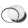 LED Plafon LED/100W/230V 3000-5000K czarny/szary