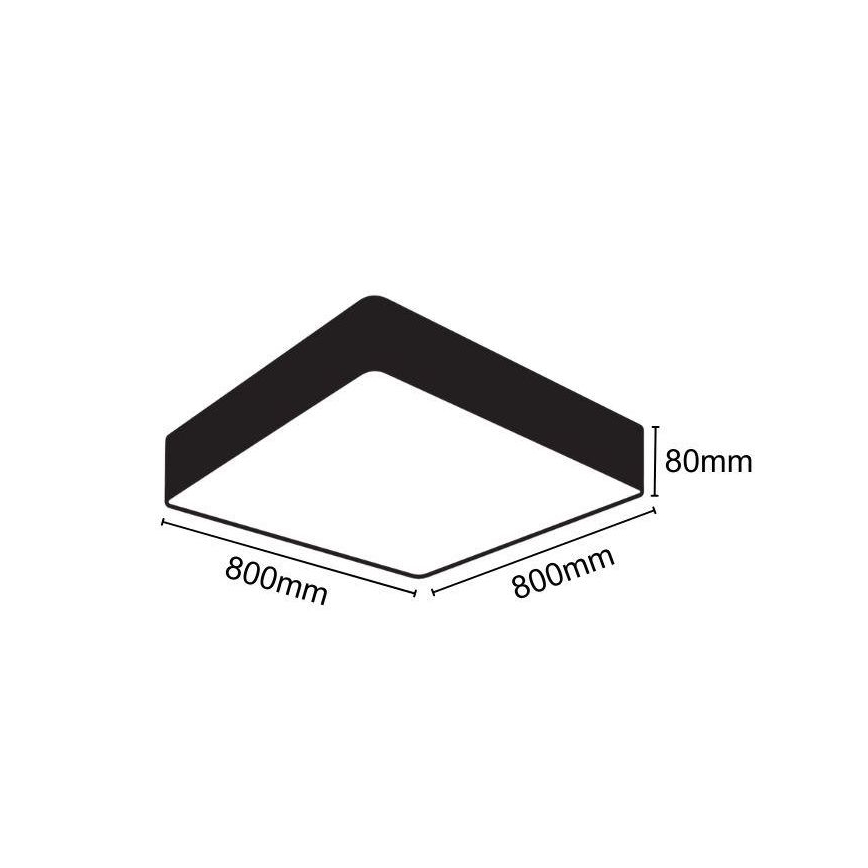 LED Plafon LED/110W/230V 4000K 80x80 cm