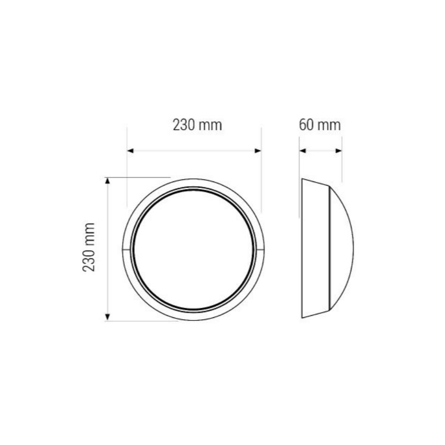 LED Plafon LED/11W/230V IP40