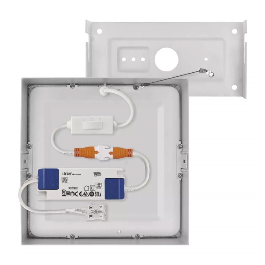 LED Plafon NEXXO LED/12,5W/230V 3000/3500/4000K 17x17 cm biały