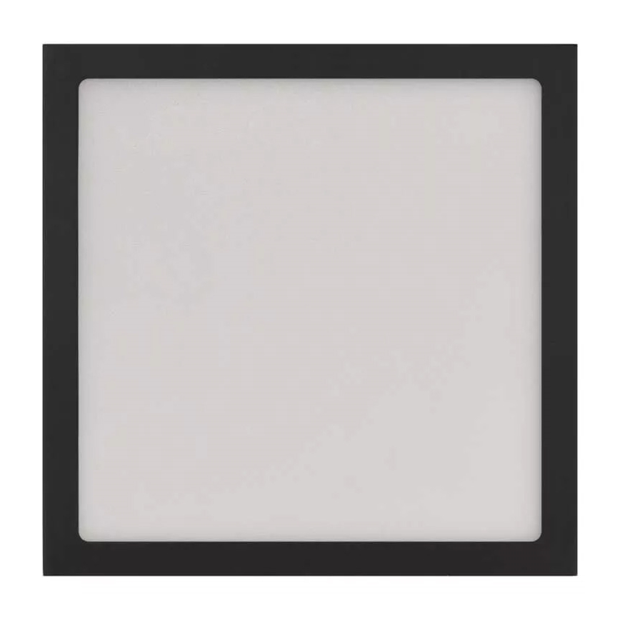 LED Plafon NEXXO LED/12,5W/230V 3000/3500/4000K 17x17 cm czarny