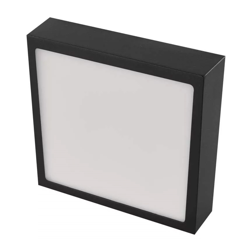 LED Plafon NEXXO LED/12,5W/230V 3000/3500/4000K 17x17 cm czarny