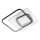 LED Plafon LED/120W/230V 3000-5000K czarny/szary