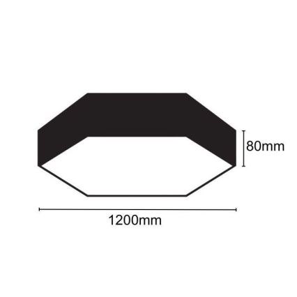 LED Plafon LED/120W/230V 4000K śr. 120 cm