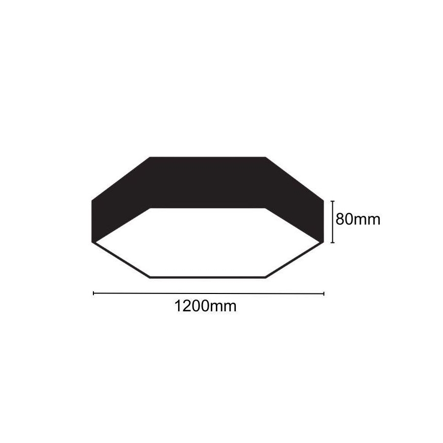 LED Plafon LED/120W/230V 4000K śr. 120 cm