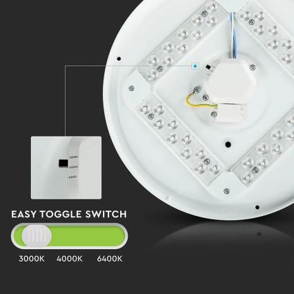 LED Plafon LED/12W/230V 26cm 3000K/4000K/6400K