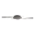 LED Plafon LED/12W/230V 3000K czarny