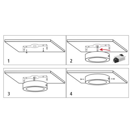 LED Plafon LED/12W/230V 4200K śr. 16 cm biały