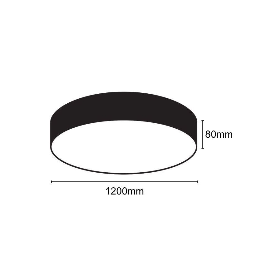 LED Plafon LED/150W/230V 4000K śr. 120 cm