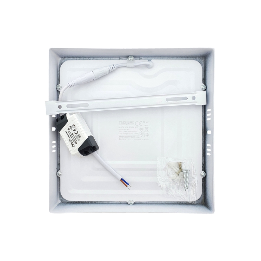 LED Plafon LED/18W/230V 2700K 21x21 cm biały